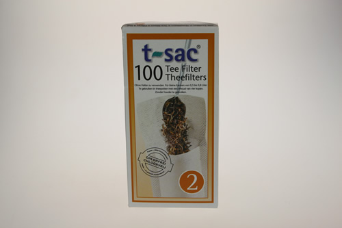 T-sac filtres à thé nr 2 (15,3 x 7,5cm) 100pc